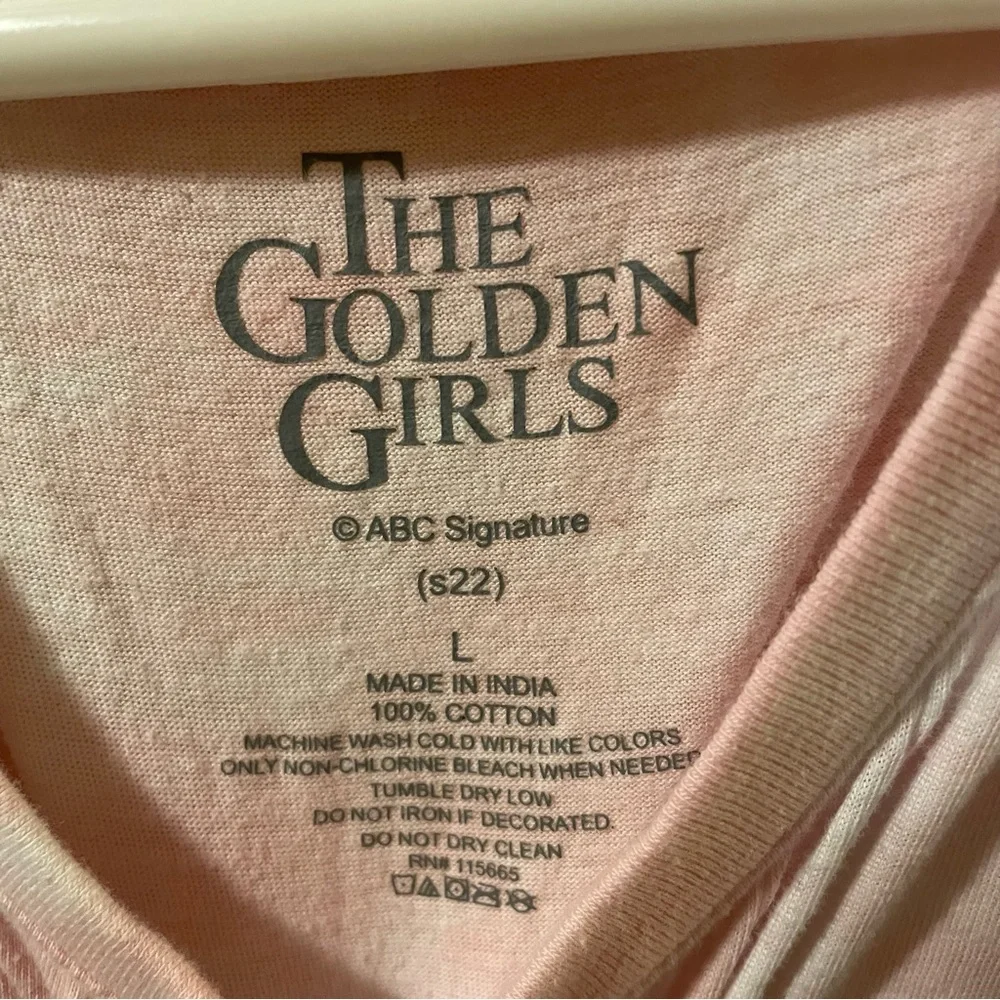 The Golden Girls Women's Palm Trees Tie Dye Braided Tank Top - L - Picture 2 of 2